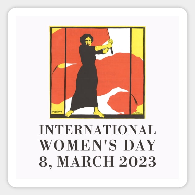 International Women’s Day march 2023. THE BEST MOM EVER FINE ART VINTAGE STYLE OLD TIMES Sticker by the619hub
